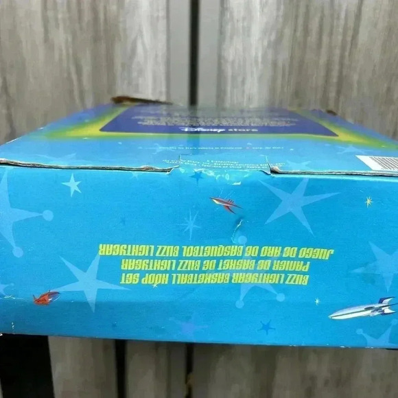 Toy Story Buzz Lightyear Pool Basketball Hoop Set Vtg - Picture 6 of 7
